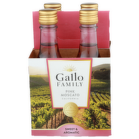 Gallo Family Pink Moscato Wine - 187.5 ml - 4 Count