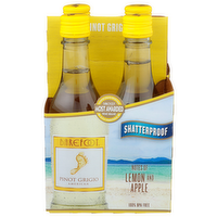 Barefoot Pinot Grigio Wine - 187.5 ml - 4 Count