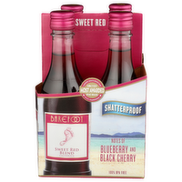 Barefoot Sweet Red Blend Wine - 187.5 ml - 4 Count
