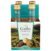 Gallo Family Light & Sweet Moscato - 187.5 ml - 4 Count