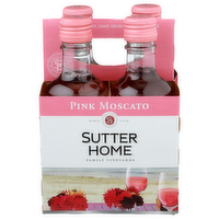 Sutter Home Pink Moscato Wine - 187 ml - 4 Count