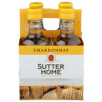 Sutter Home Chardonnay Wine - 187 ml - 4 Count