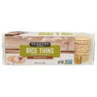 Sesmark Brown Rice Thins Gluten Free - 3.5 Ounce