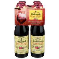 Lindeman's Raspberry Lambic Beer - 8.45 Fluid Ounce - 4 Count
