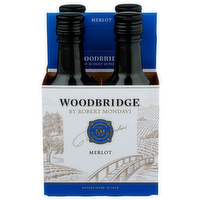 Woodbridge By Robert Mondavi Merlot Wine - 187 ml - 4 Count