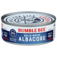 Bumble Bee Tuna In Water Solid With Albarcode - 5 Ounce