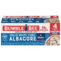 Bumble Bee Solid In Water White Albacore Tuna 4 Pack - 5 Ounce - 4 Count