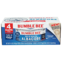 Bumble Bee Tuna In Water Solid White Albacore - 5 Ounce - 4 Count