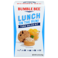 Bumble Bee Tuna Salad Kit Lunch On The Run! - 8.2 Ounce