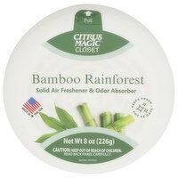 Citrus Magic Bamboo Rainforest For Closets Odor Absorbing Solid Air Freshener, Rainforest, 8-Ounce - 8 Ounce