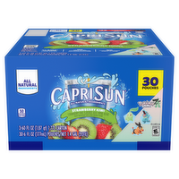 Capri Sun Strawberry Kiwi Naturally Flavored With Other Natural Flavor Juice Drink Blend, Box, Pouches - 10 Count