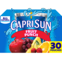 Capri Sun Fruit Punch Juice Drink Blend From Concentrate - 180 Fluid Ounce
