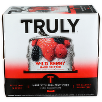 Truly Wild Berry Hard Seltzer - 12 Fluid Ounce - 6 Count