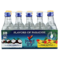 Parrot Bay Coconut Pineapple Malt Beverage With Natural Flavors - 1.7 Fluid Ounce - 10 Count