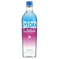 Svedka Blue Raspberry Vodka, 70 Proof - 750 ml