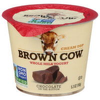 Brown Cow Non-Gmo Whole Milk Yogurt Single Serve Chocolate - 5.3 Ounce