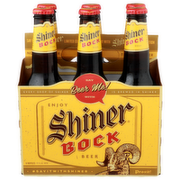 Shiner Bock Beer - 12 Fluid Ounce - 6 Count