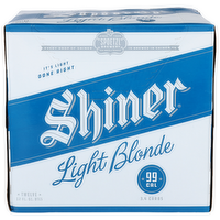 Shiner Light Blonde Beer - 12 Fluid Ounce - 12 Count