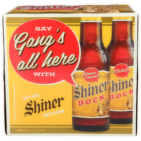 Shiner Bock Beer - 12 Fluid Ounce - 12 Count