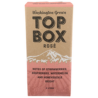 TOP BOX Rose Wine - 0.75 Liter - 4 Count