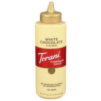 Torani White Chocolate Sauce Puremade 791250 - 16.5 Ounce