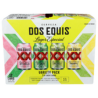 Dos Equis Watermelon | Cucumber Lime & Salt Pineapple Variety Pack Lager Especial - 12 Count