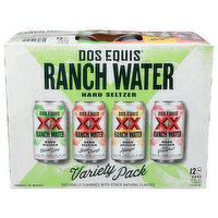 Dos Equis Classic Lime Blood Orange Mango Spicy Grapefruit Beer - 12 Count