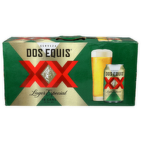 Dos Equis Cerveza Lager Especial - 12 Fluid Ounce - 18 Count