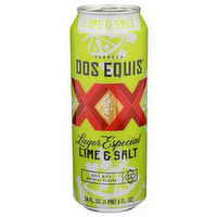 Dos Equis XX Lager Especial Lime & Salt - 24 Fluid Ounce - 1 Count