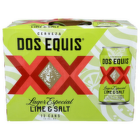 Dos Equis Lime & Salt XX Lager Especial - 12 Fluid Ounce - 12 Count