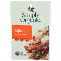Simply Organic Fajita Seasoning Mix - 0.25 Ounce - 4 Count