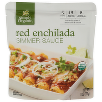 Simply Organic Red Enchilada Simmer Sauce CERT. ORG - 8 Ounce