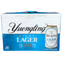 Yuengling Light Lager - 12 Fluid Ounce - 24 Count