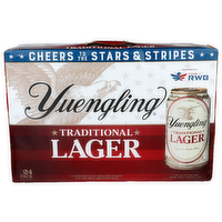 Yuengling Traditional Larger Original Amber Beer - 12 Fluid Ounce - 24 Count