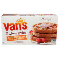 VAN'S 8 Whole Grain Waffles 12 Multigrain - 1.333 Ounce - 6 Count