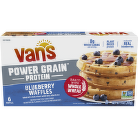 Van's Frozen Blueberry Protein Waffle - 0.56 Pound