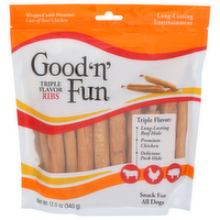 Good 'N' Fun 'n' Triple Flavor Ribs - 12 Ounce