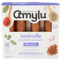 AMYLU FOODS Sausages Ckn Andouille - 12 Ounce