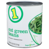 Super 1 Foods Cut Green Beans - 6 Pound