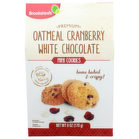 Brookshire's Oatmeal Cranberry White Chocolate Premium Mini Cookies - 6 Ounce