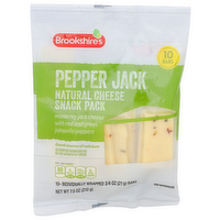 Brookshire's Natural Cheese Pepper Jack Snack Pack - 0.75 Ounce - 10 Count
