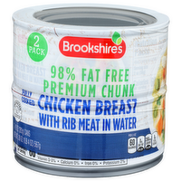 Brookshire's Chicken Breast Premium Chunk - 10 Ounce - 2 Count
