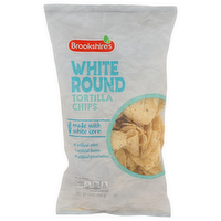 Brookshire's White Round Tortilla Chips - 13 Ounce