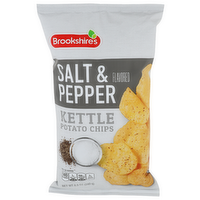 Brookshire's Salt & Pepper Flavored Kettle Potato Chips - 8.5 Ounce