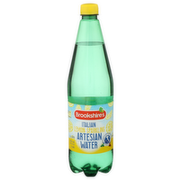 Brookshire's Italian Lemon Sparkling Artesian Water - 33.8 Fluid Ounce