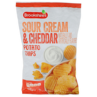Brookshire's Sour Cream & Cheddar Potato Chips - 10 Ounce
