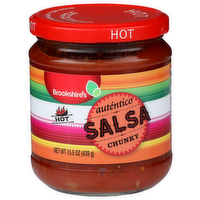 Brookshire's Hot Autentico Salsa Chunky - 15.5 Ounce