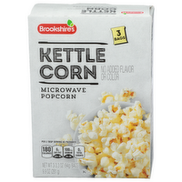 Brookshire's Kettle Corn Microwave Popcorn - 3.3 Ounce - 3 Count