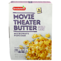 Brookshire's Movie Theater Butter Microwave Popcorn - 3.3 Ounce - 6 Count