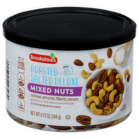 Brookshire's Roasted Salted Deluxe Mixed Nuts - 8.75 Ounce